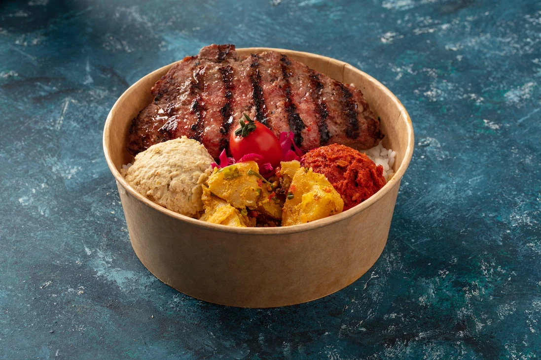 Köfte Et Bowl (Çorba+İçecek)