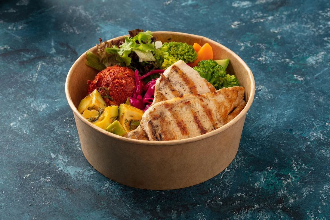 Tavuk Bowl (Çorba+İçecek)